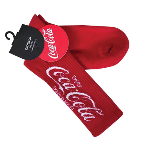 Coca-Cola Red Cotton Socks