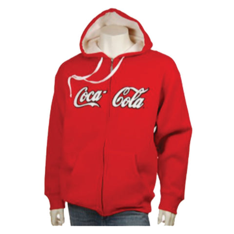 Coca-Cola Red Zipped Hoodie