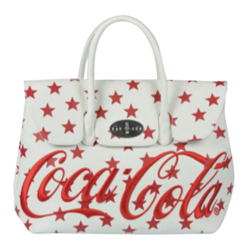 Coca-Cola Red and White Handbag