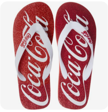 Coca-Cola Red Flip Flops
