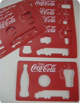 Coca-Cola Red Stencils