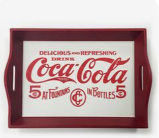 Coca-Cola Retro Red Serving Tray