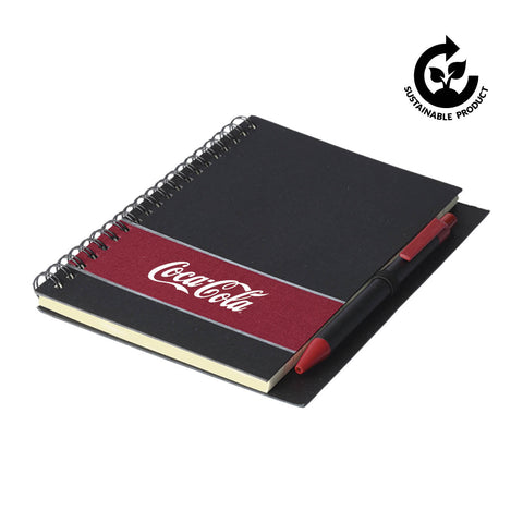 Coloured Notebook with Pen