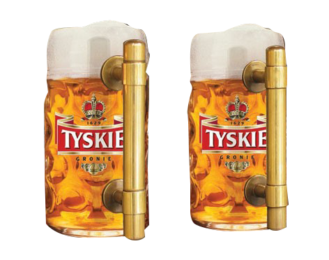 Door Handle with Product Replica Decals