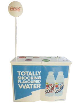 Fold Away Sampling Table with Interchangable Front Panel