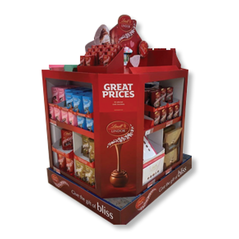 Lindt Pallet FSDU Display- 3 Sides