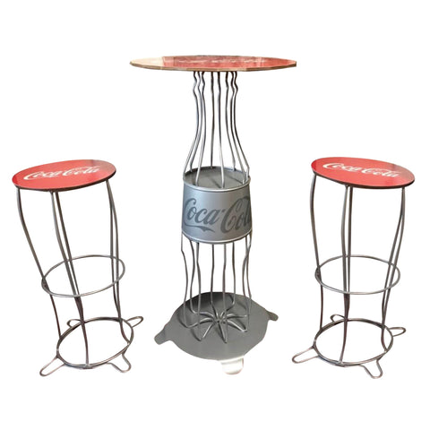 Coca-Cola Table & Stools