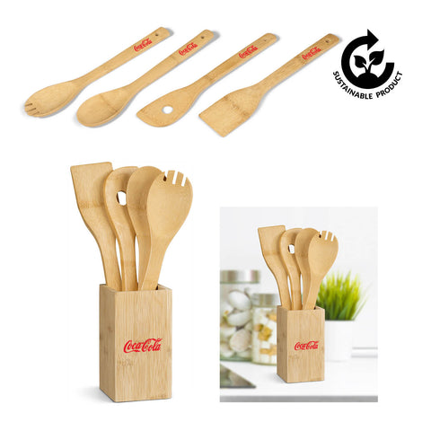 Okiyo Betsubara Bamboo Cooking Utensils Set