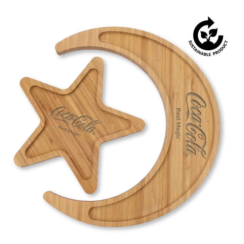 Star and Moon Shaped Food Tray