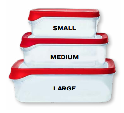 TPE Seal Lunchbox Set of 3