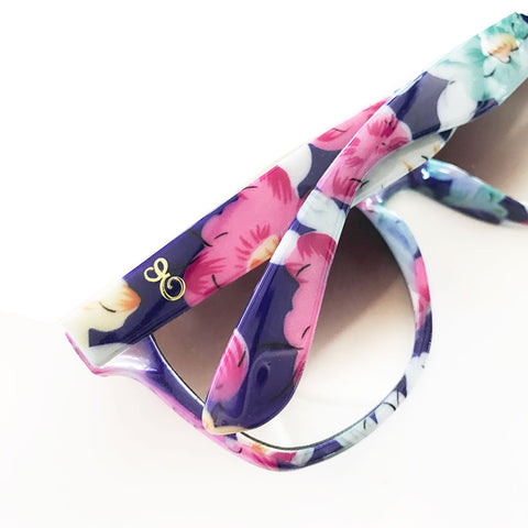 Tropical Print Sunglasses