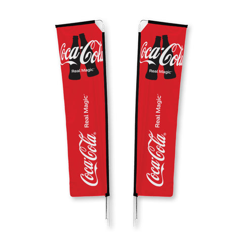 Telescopic Double Flying Banner