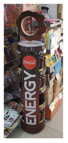 Coke Energy Temp Free-Standing Unit