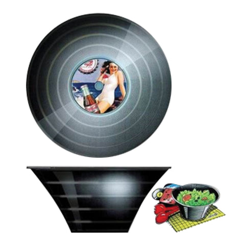 Vinyl Shape Salad Bowl