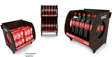Coca-Cola Stack Rack