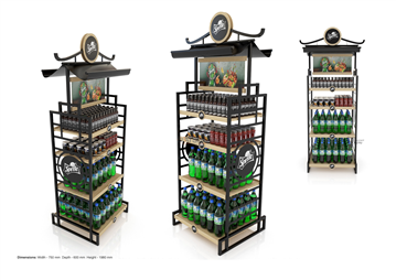 Display co-branding with a Asian Food and Sprite