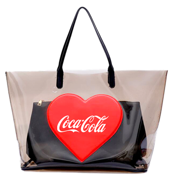 Clear Bubble Shopper Bag