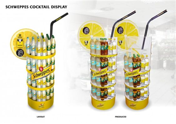 Schweppes Cocktail Display