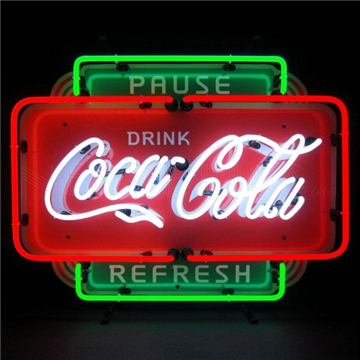 Coca-Cola Vintage Look LED Sign
