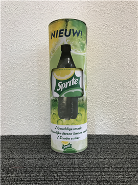 Sprite Tube with Laser Cut Window on Both Sides