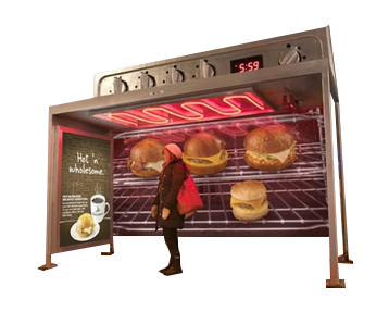 Amazing Bus Stop Advert