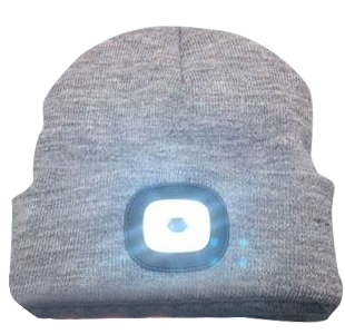 Beanie with Safety Light