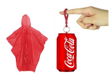 Coca-Cola Can Container with Poncho