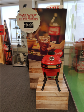Red Egg Shaped Coca-Cola BBQ