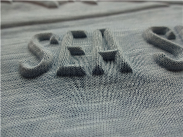 Embossed Logo on T-shirts