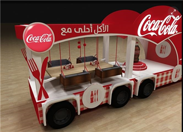 Coca-Cola Food Stand