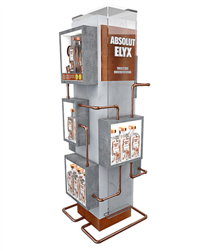 Concrete and Copper Look Stand