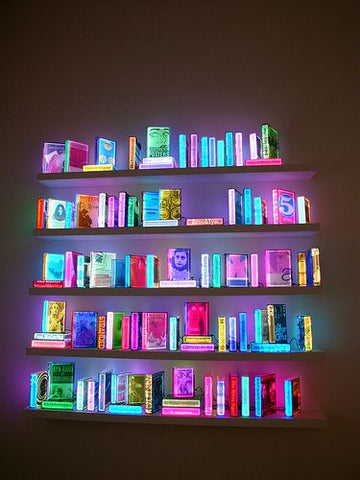 Amazing Neon Shelves