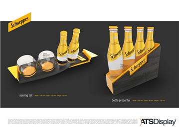 Schweppes Serving Set & Bottle Presenter