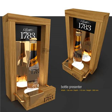 Schweppes Retro Bottle Presenter