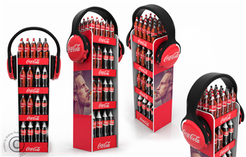 Coca-Cola Headphone Display