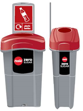 Coca-Cola Bottle Recycling Bin