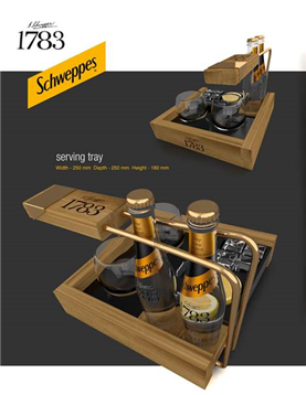 Schweppes Retro Serving Tray