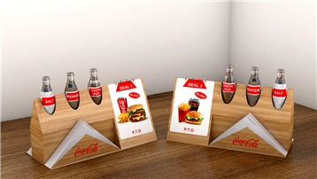 Menu Book and Napkin Holder