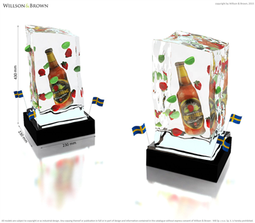 Ice Cube Shape Bottle Glorifier