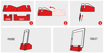 Paper Base Tablet Stand
