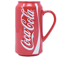 Coca-Cola Can Sculpted Mug