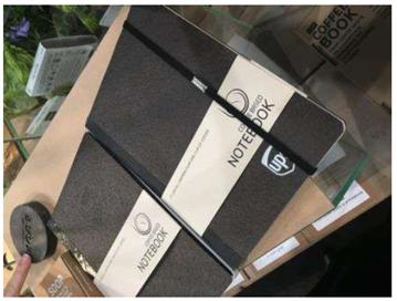 Notebooks made from Coffee Grounds