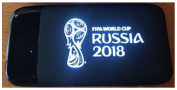 Power Bank with LED Light Logo