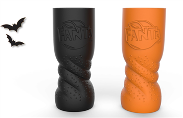 Fanta Halloween Black Glassware