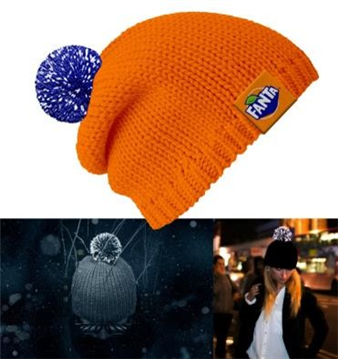 Fanta Flashing Beanie for Halloween
