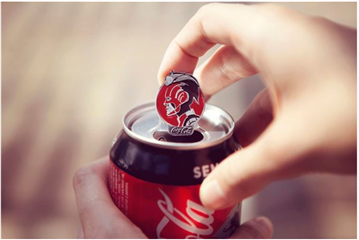 Personalized Coca-Cola Can Clip
