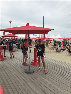 Strong and Nice Visibility During the Triathlon of DEAUVILLE (France)