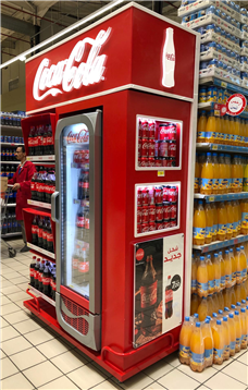 Coca-Cola Rack with Cooler