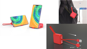 Portable Charger with Phone Stand