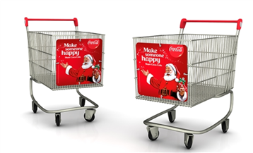 Christmas Shopping Trolley in Supermarkets